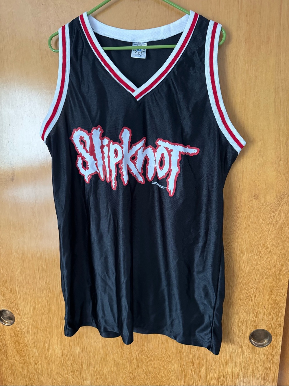 Vintage 1999 Deadstock Slipknot Basketball Jersey Band Tour Shirt